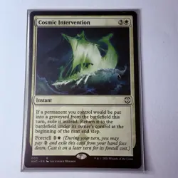 Magic The Gathering Mtg Cosmic Intervention Kaldheim Rare Near Mint - Image 1
