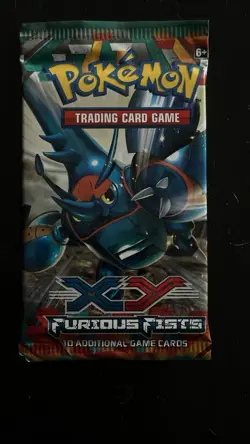 2014 XY Furious Fists Pokemon Booster Card - Pack New Sealed! - Image 1