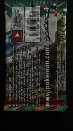 2014 XY Furious Fists Pokemon Booster Card - Pack New Sealed! - Image 2