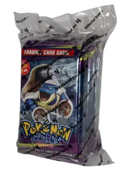 1x single packs 2020 POKEMON POKEDEX SJ -TCG Peru Blastoise packs, US SELLER - Image 1
