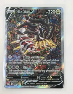 Giratina V Alt Art 186/196 Pokemon TCG Lost Origin SWSH English Near Mint - Image 2