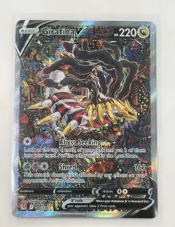 Giratina V Alt Art 186/196 Pokemon TCG Lost Origin SWSH English Near Mint - Image 3