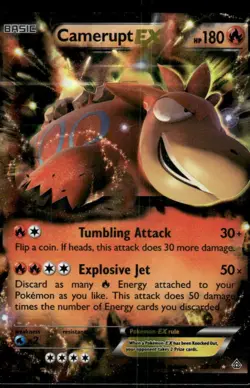 Pokemon Tcg Camerupt EX 29/160 XY-Primal Clash Holo LP - Image 1
