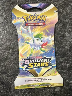 Pokemon TCG: Sword & Shield - Brilliant Stars Sleeved Booster Pack - 2 Pack Lot - Image 3