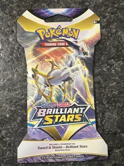 Pokemon TCG: Sword & Shield - Brilliant Stars Sleeved Booster Pack - 2 Pack Lot - Image 4