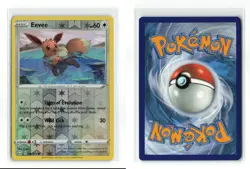 EEVEE 052/072 SHINING FATES REVERSE HOLO POKEMON TCG LP - Image 3