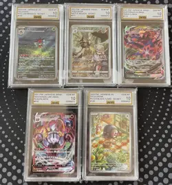 Lot of (5) AGS Graded Pokemon TCG Gem Mint 10 - Image 1