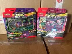 Pokemon Mega Battle Deck Set of 2 (1 of each) Gengar/Diancie ex English IN HAND - Image 1