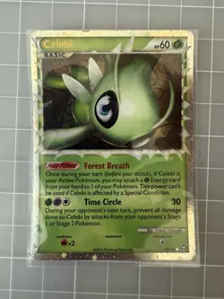 Celebi 92/102 Holo Rare HGSS Triumphant Prime Pokemon TCG Card NM Condition 🔥 - Image 1