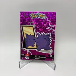 Ditto #132 (Gengar) - Prizm Holo Box Hit - Crystal Dark Black - Pokemon Card - Image 1
