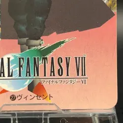 Vincent Valentine 27 Final Fantasy 7 VII Cards 1996 Bandai Square Japanese TCG - Image 5