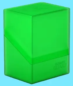 ULTIMATE GUARD BOULDER EMERALD Standard Size DECK CASE 80+ NEW Card Storage Box - Image 1
