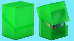 ULTIMATE GUARD BOULDER EMERALD Standard Size DECK CASE 80+ NEW Card Storage Box - Image 2