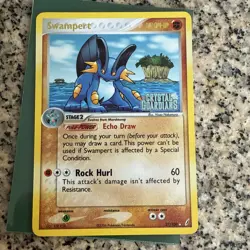 Pokemon Swampert Crystal Guardians Reverse Holo Card 27/100 STAMPED | NM - Image 1
