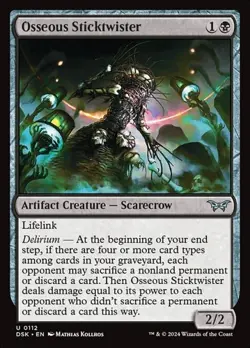 1x Osseous Sticktwister NM Eng MTG - Duskmourn: House of Horror - Image 1