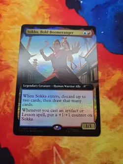 Sokka, Bold Boomeranger (Extended Art) - Media Promos (MEDIA) - NM - Foil - Image 1