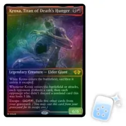FOIL KROXA, TITAN OF DEATH'S HUNGER March Of The Machine: Multiverse Legends MTG - Image 1