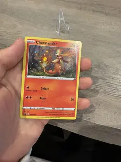 Pokemon Charmander SWSH092 Black Star Promo Holo Card Near Mint Condition - Image 2