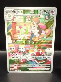 Pokemon TCG - Kirlia 212/198 Scarlet & Violet Illustration Rare Near Mint - Image 1