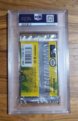 Pokemon Base Set 100% Shadowless Long Crimp Venusaur Sealed Booster Pack PSA 9 - Image 2