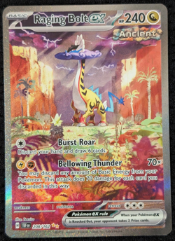 Pokemon Raging Bolt Ex 208/162 Temporal Forces NM - Image 1