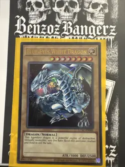 Blue-Eyes White Dragon (Version 3) LCKC-EN001 Legendary Collection Kaiba... - Image 1