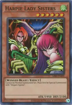 Yu-Gi-Oh! Harpie Lady Sisters MRD-EN009 Super Rare 25th Anniversary - Image 1