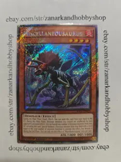 Yugioh Miscellaneousaurus - RA04-EN022 - Platinum Secret Rare - Image 1