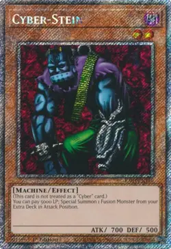 Yugioh! Cyber-Stein - RA03-EN146 - Platinum Secret Rare - 1st Edition Near Mint, - Image 1