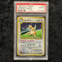 Pokemon Game Boy Promo Dragonite Holo PSA 10 Gem Mint Cards Sammlung - Image 1