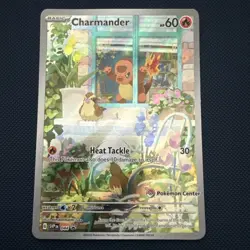 Pokemon Center Stamped Charmander 044 Scarlet & Violet Promo Holo Card - Image 1