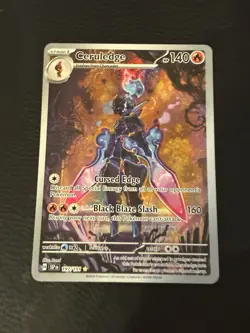 Ceruledge 197 2024 Pokemon Surging Sparks Full Art Illustration Rare Card NM+ - Image 1