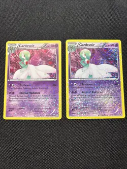 2 Pokemon Gardevoir TCG RC10 Legendary Treasures Radiant Collection Holo Card LP - Image 1