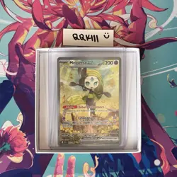 Meloetta EX 167/086 Black Bolt Special Illustration Rare Full Art Pokemon Card - Image 1