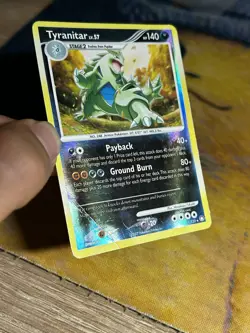 Tyranitar 17/123 Reverse Holo Rare DP Mysterious Treasures Pokemon Card HP - Image 4