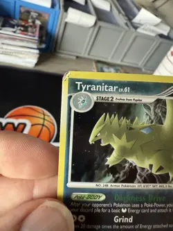 Tyranitar 30/100 2008 Stormfront Set Pokemon Card TCG Nintendo Holo Rare - DMG - Image 3