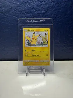 2019 Pokemon Team Up Pikachu Holo Promo #SM162 Black Star Promo Card - Image 1