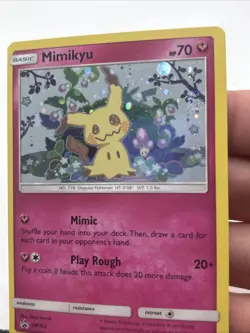 Mimikyu Promo SM163 Team Up Blister Pokemon Card Sun & Moon Holo - Image 3