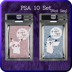 PSA 10 Poncho Pikachu Mega Charizard X Y Set Promo Business Card Pokemon 2016 - Image 2