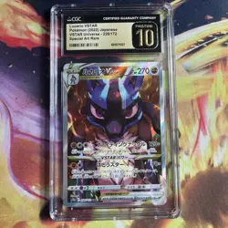 CGC 10 Pristine Lucario VSTAR 226/172 SAR VSTAR Universe s12a Pokemon Card - Image 1