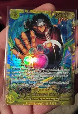 Bartholomew Kuma SEC OP12-119 Legacy of the Master One Piece Card Game English - Image 1