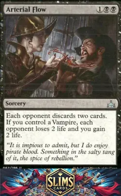 Magic the Gathering MTG Rivals of Ixalan Arterial Flow #62 Buy 2 Get 1 - Image 1