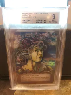 Sorcery: Contested Realm (Alpha), Avatar of Water (foil), BGS 9 - Image 1
