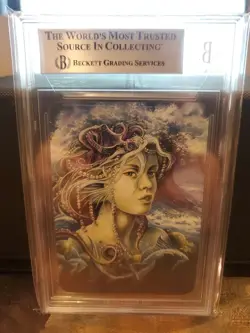 Sorcery: Contested Realm (Alpha), Avatar of Water (foil), BGS 9 - Image 2