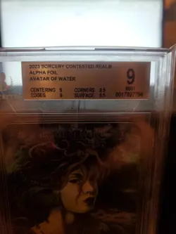 Sorcery: Contested Realm (Alpha), Avatar of Water (foil), BGS 9 - Image 3