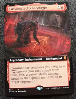 Passionate Archaeologist - Extended Art - CLB - MTG - NM - EN - 633 - Image 1