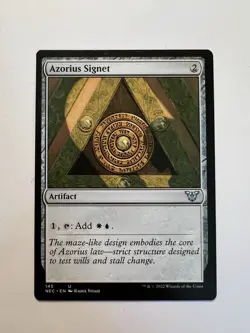 Azorius Signet - MTG Kamigawa: Neon Dynasty: Commander - NM - Image 1