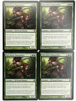 MTG 4X Mul Daya Channelers X4 Rise of the Eldrazi Magic - LP/NM - Image 1