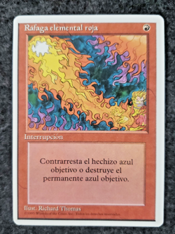 MTG Red Elemental Blast 4th Edition Spanish Common (DS3D1L2) - Image 1
