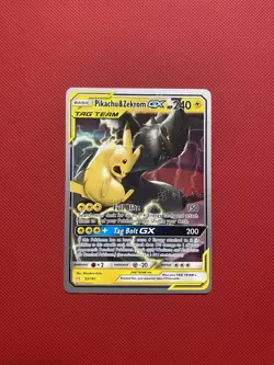Pikachu & Zekrom GX 2019 Haruki Miyamoto33/181 World Championship Pokemon Card - Image 1